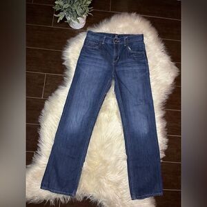 Gap kids straight fit dark denim sz 14